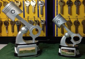 A huge variety of trophies available at Keyishoes in Carlisle